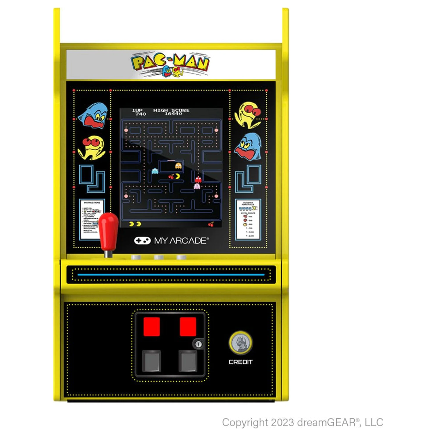 Pac-Man Portable Retro Arcade Micro Player Pro  product photo