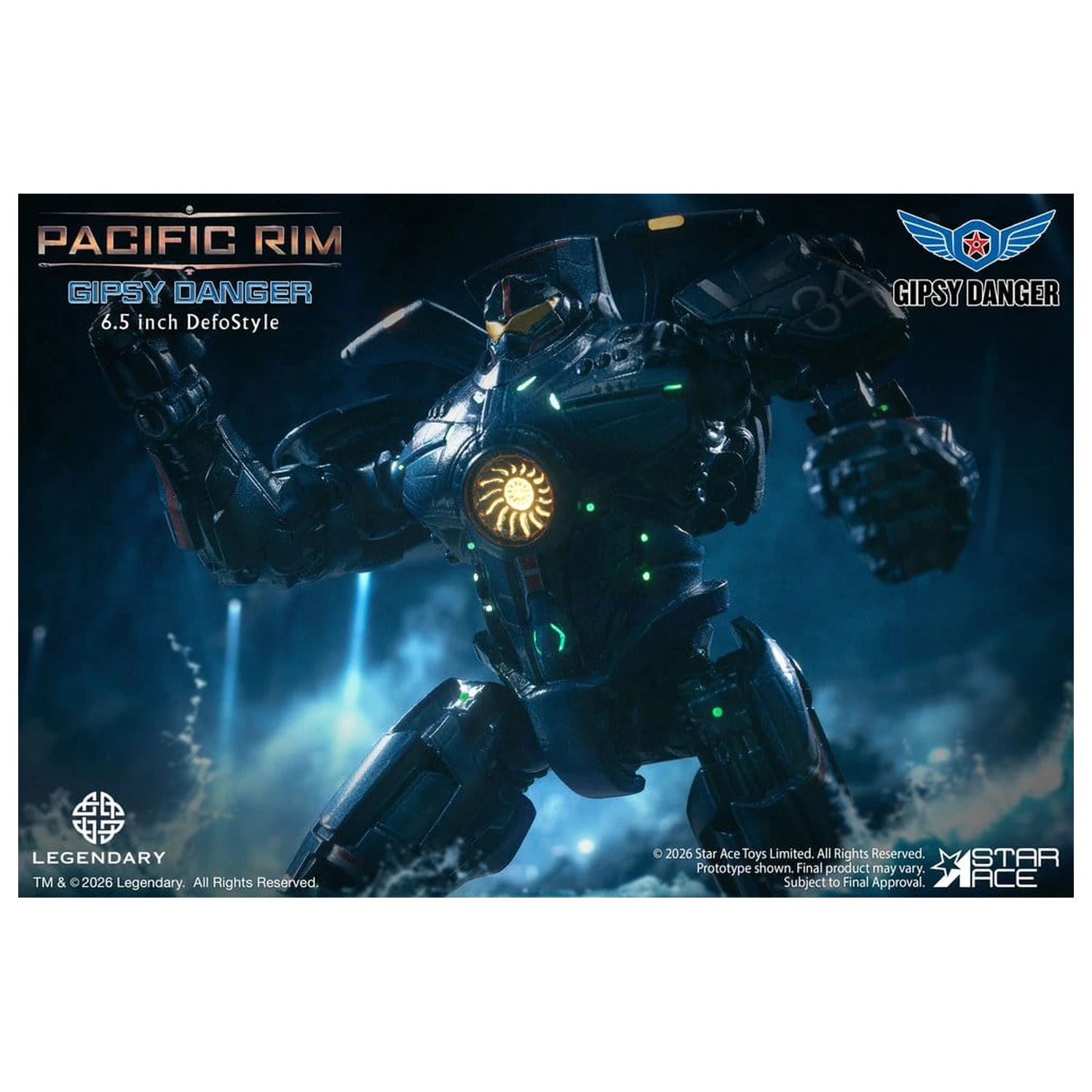 Pacific Rim DefoStyle Figure Gipsy Danger DX 17 cm product photo