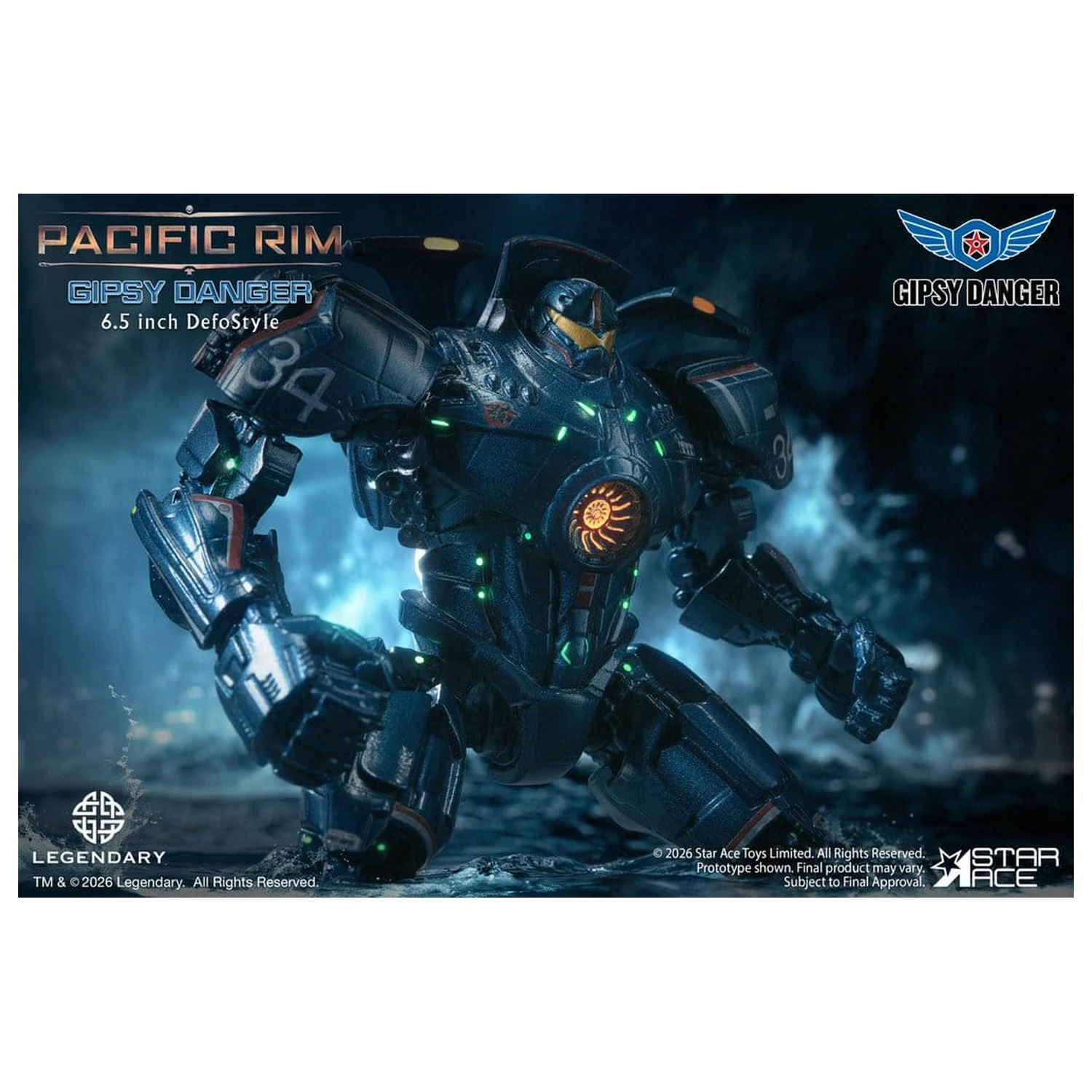 Pacific Rim DefoStyle Figure Gipsy Danger DX 17 cm product photo