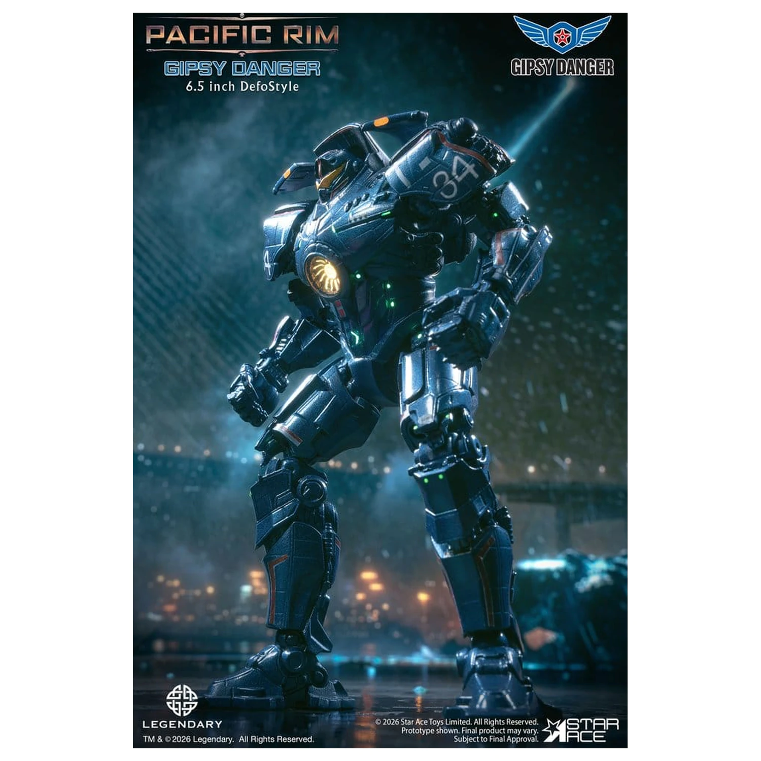 Pacific Rim DefoStyle Figure Gipsy Danger DX 17 cm product photo