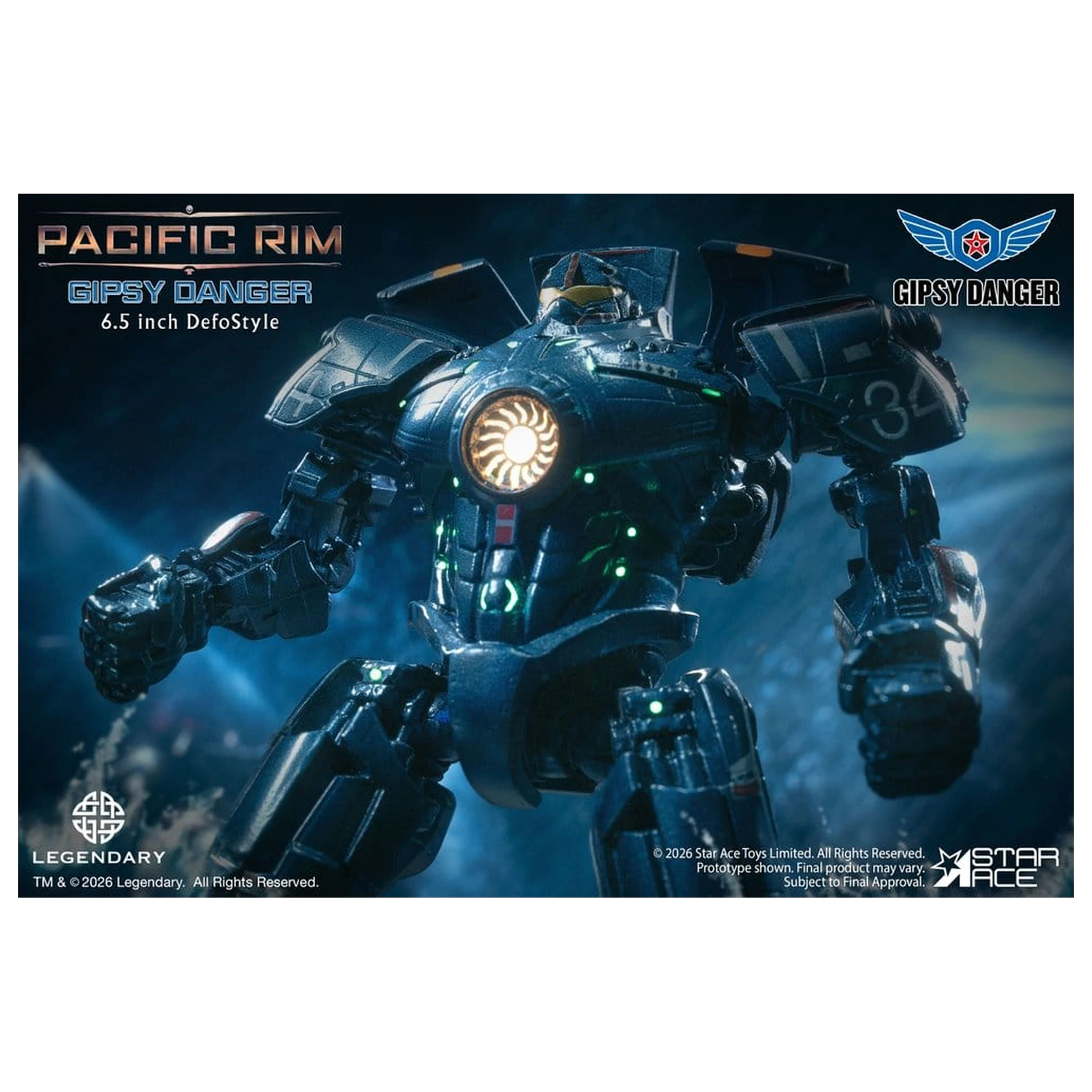 Pacific Rim DefoStyle Figure Gipsy Danger NX 17 cm product photo
