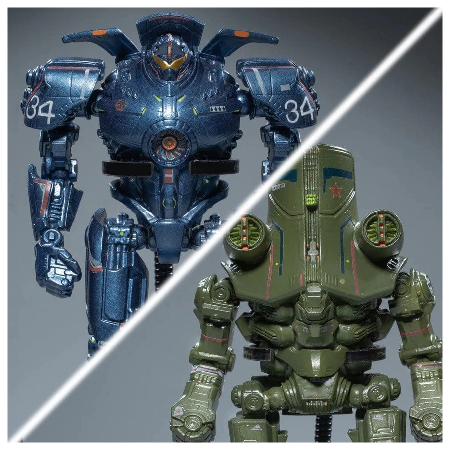  Pacific Rim DefoStyle Figure 2-Pack Gipsy Danger & Cherno Alpha DX 17 cm product photo
