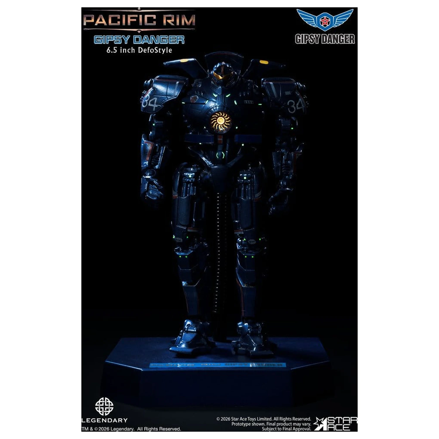  Pacific Rim DefoStyle Figure 2-Pack Gipsy Danger & Cherno Alpha DX 17 cm product photo