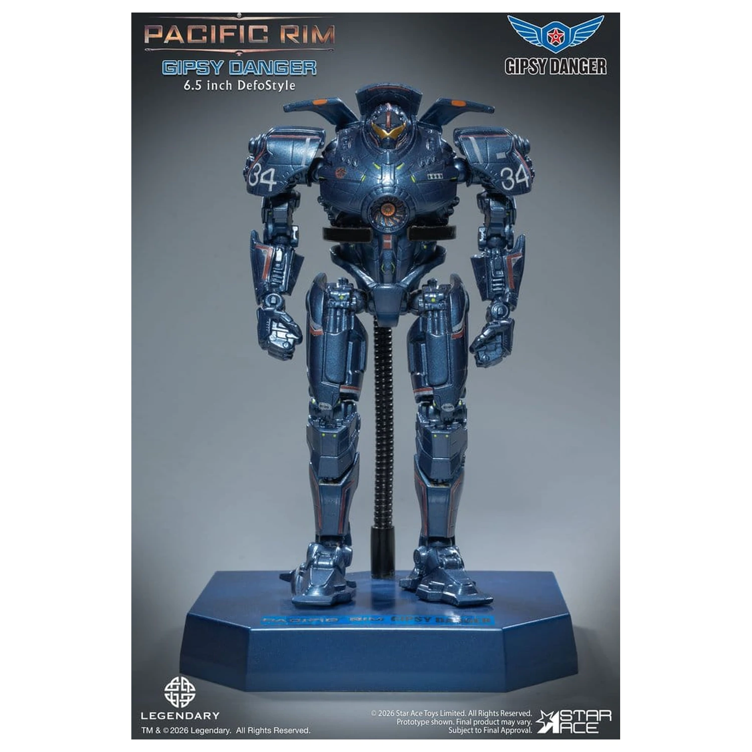  Pacific Rim DefoStyle Figure 2-Pack Gipsy Danger & Cherno Alpha DX 17 cm product photo