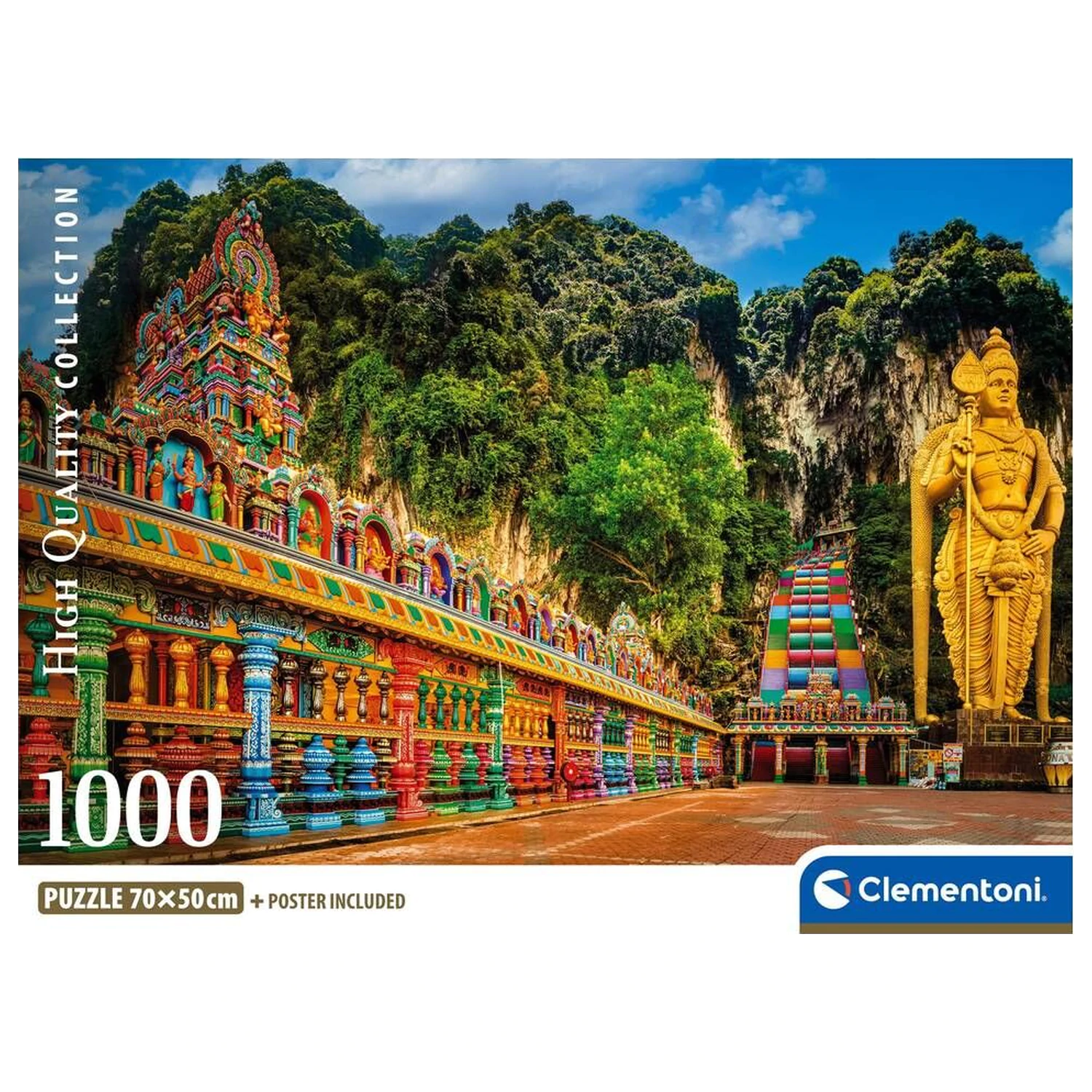 Painted Batu Caves puzzle 1000pcs product photo
