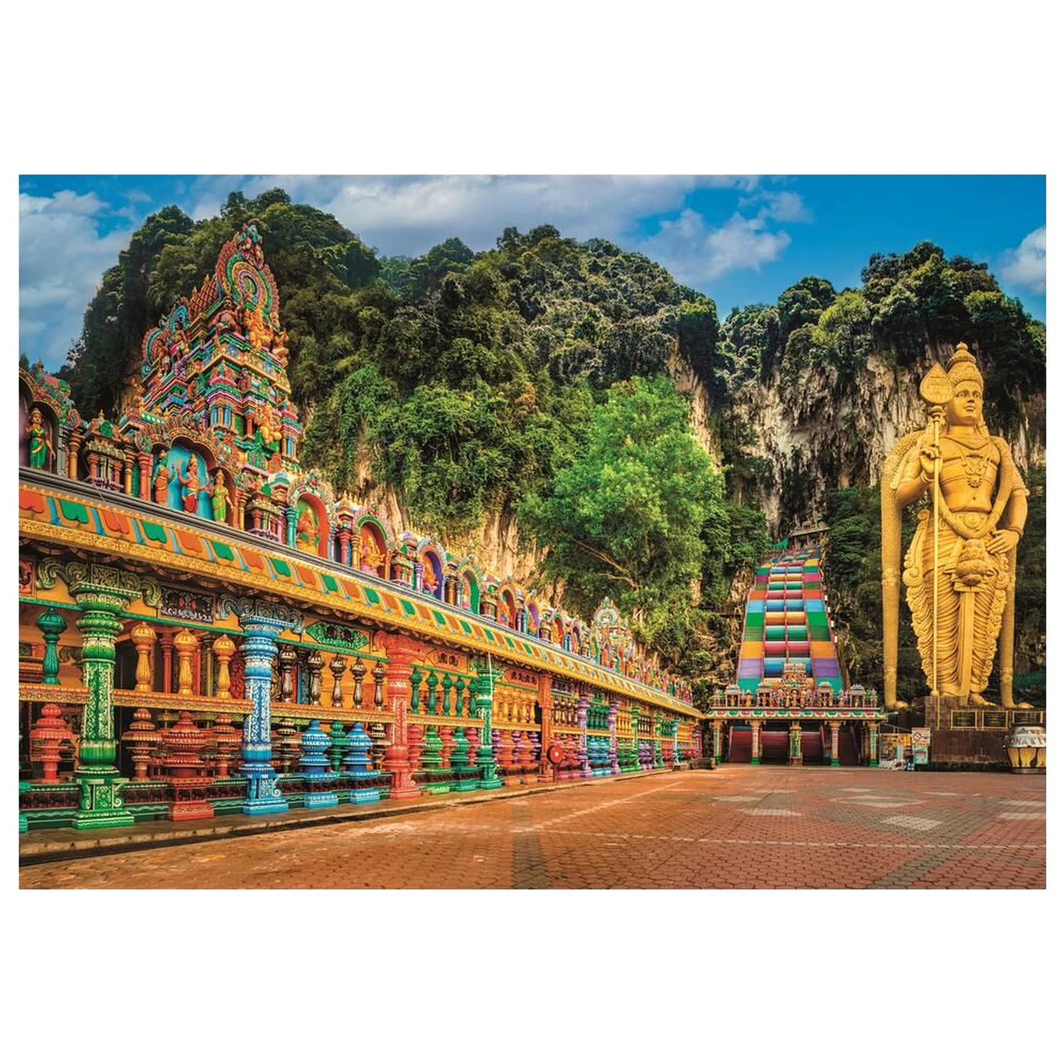 Painted Batu Caves puzzle 1000pcs product photo