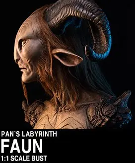 Pans Labyrinth Life-Size Bust Faun 75 cm product photo