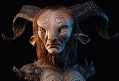 Pans Labyrinth Life-Size Bust Faun 75 cm product photo