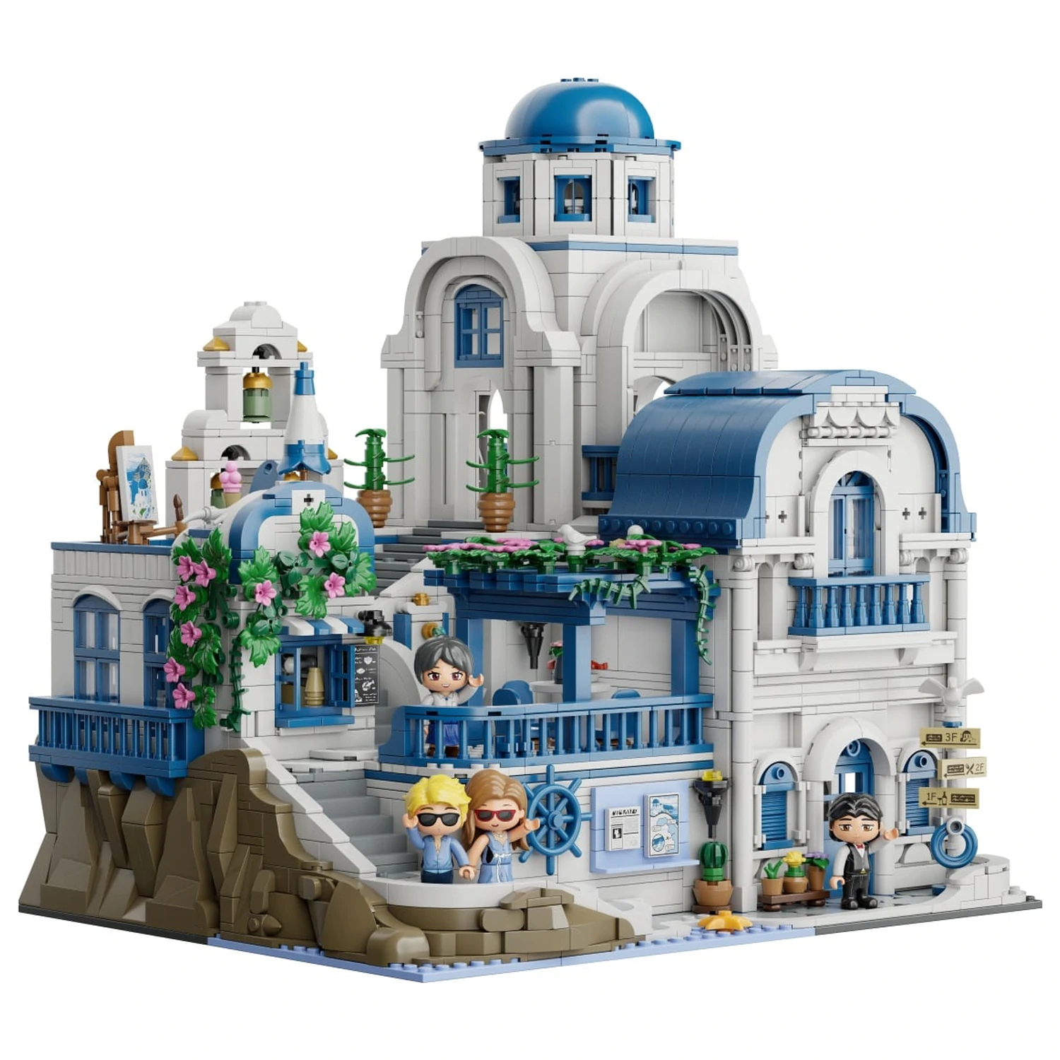 PANTASY Aegean Villa Building block 3038 pcs product photo