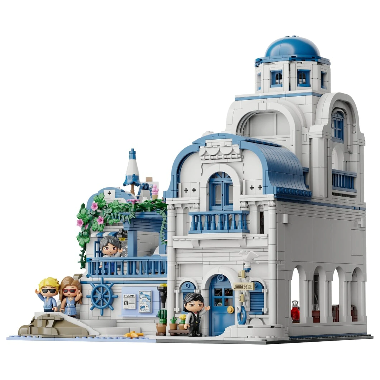 PANTASY Aegean Villa Building block 3038 pcs product photo