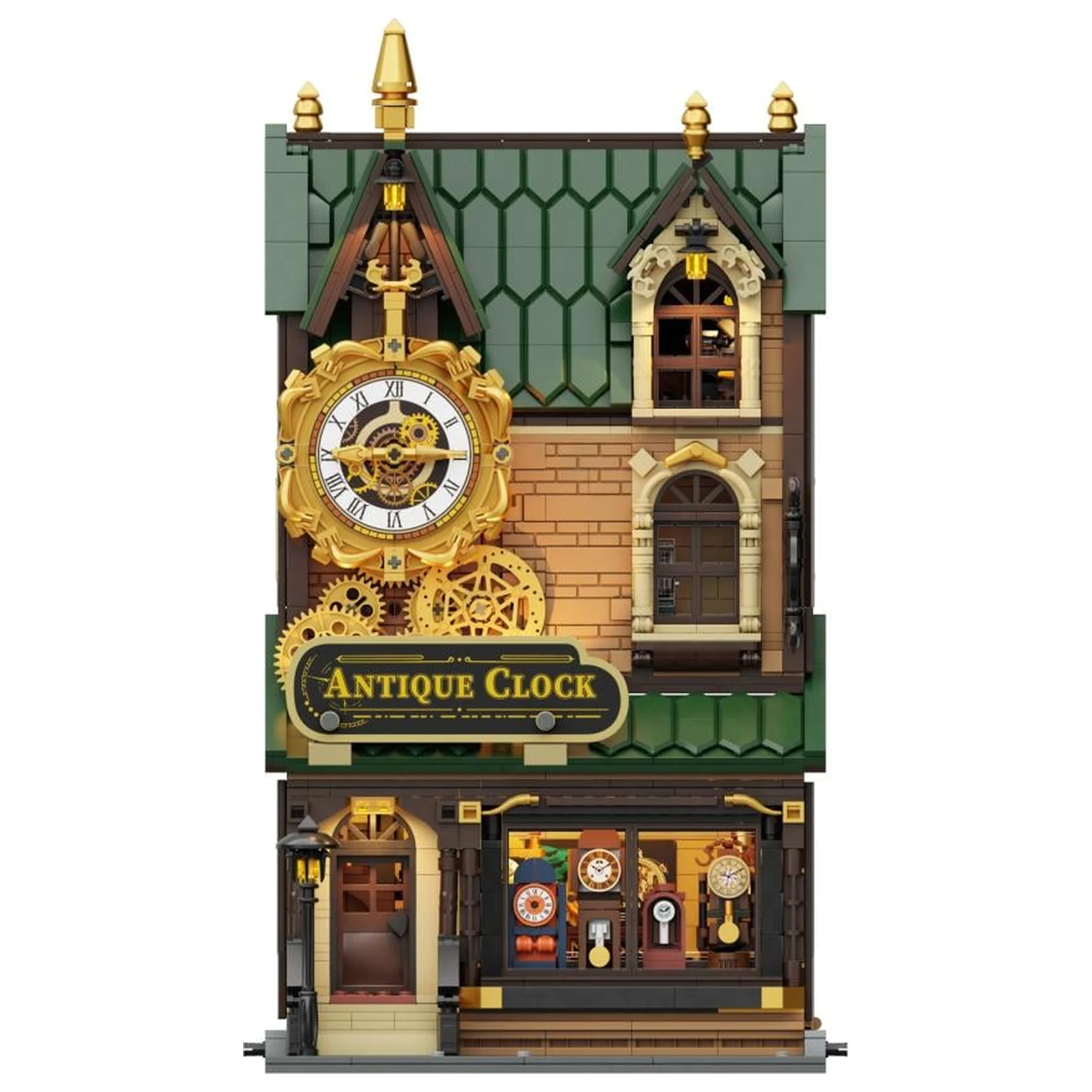 PANTASY Antique Clock Shop Building block 2768 pcs product photo