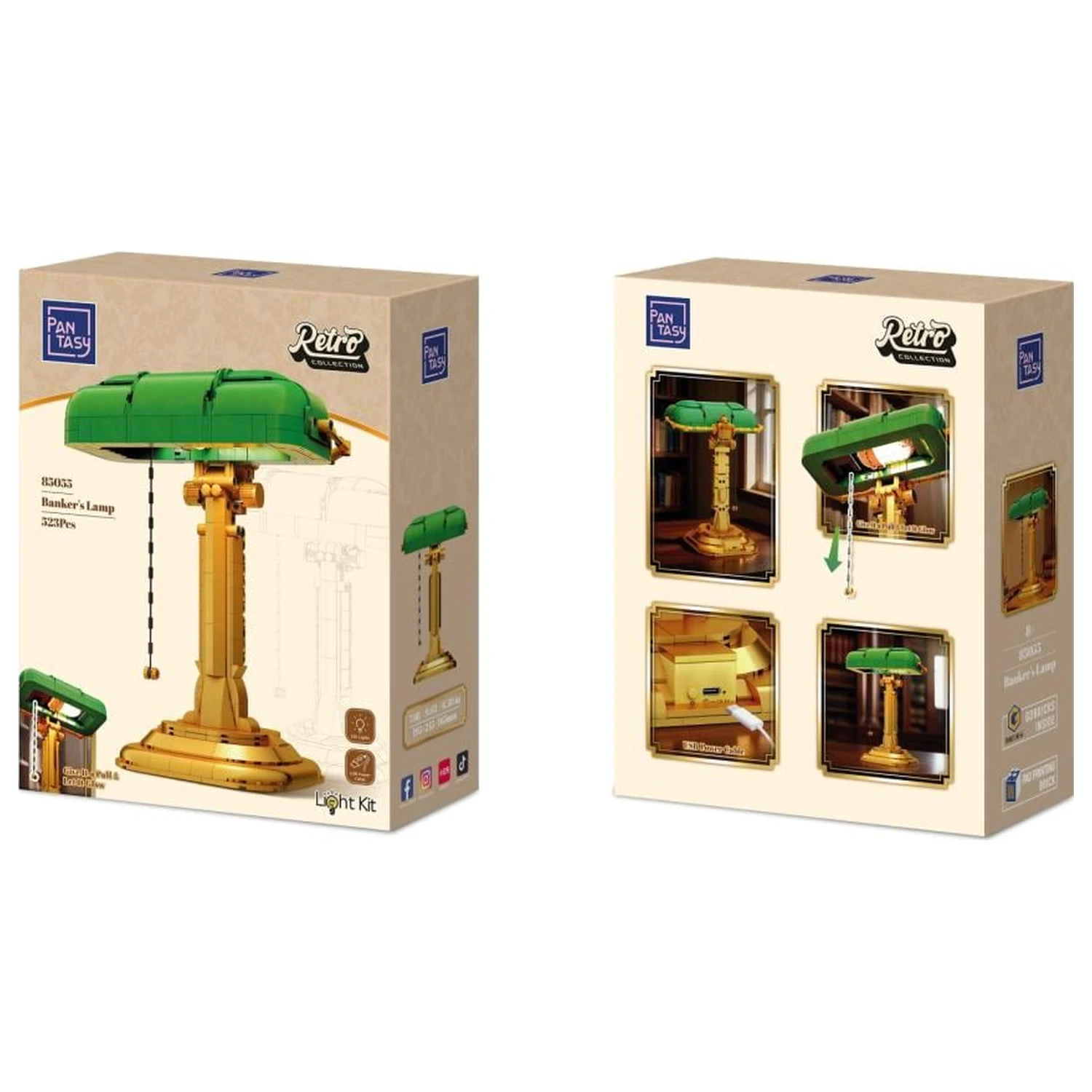 Pantasy Banker's Lamp Building block 523 pcs product photo