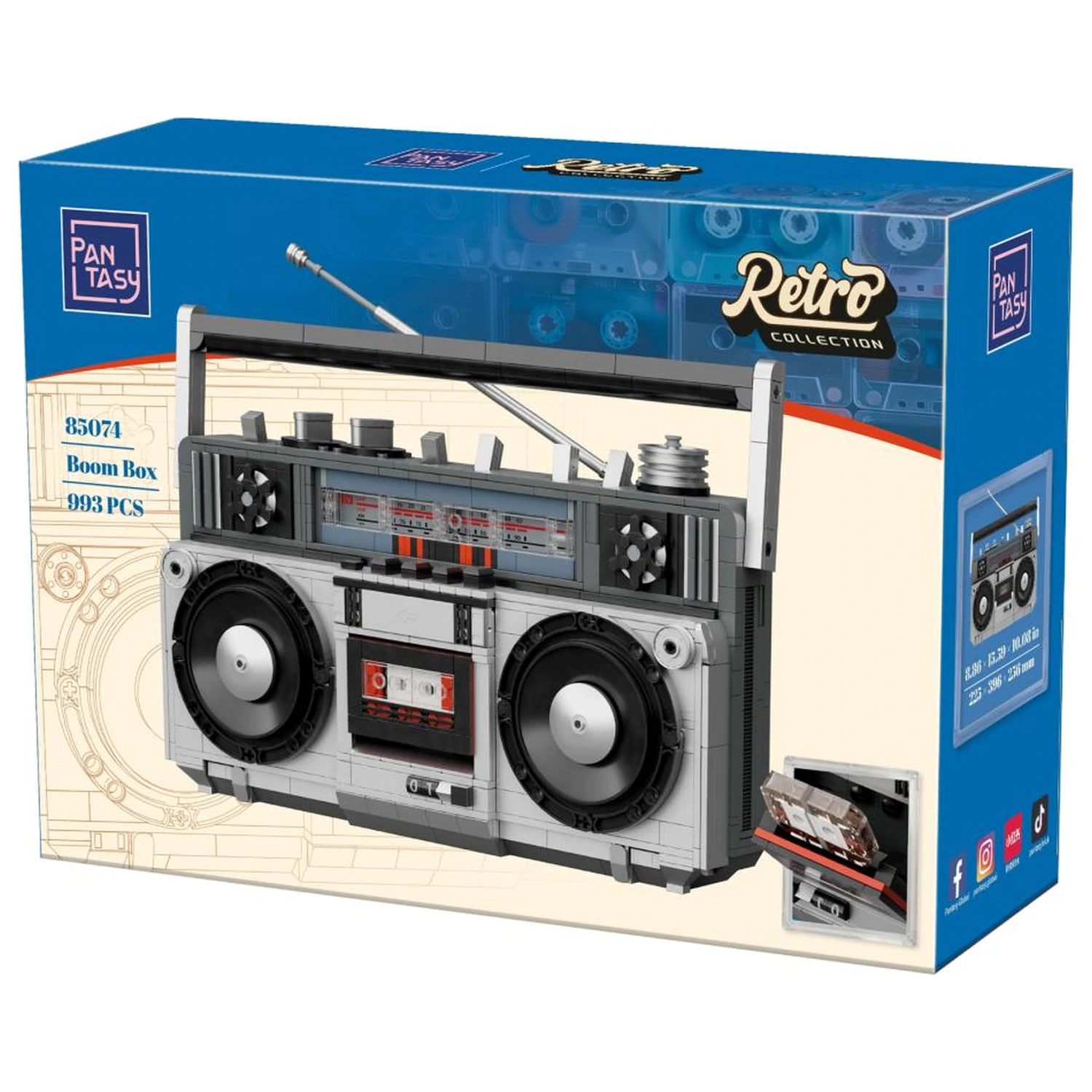 PANTASY Boombox Building block 993 pcs product photo
