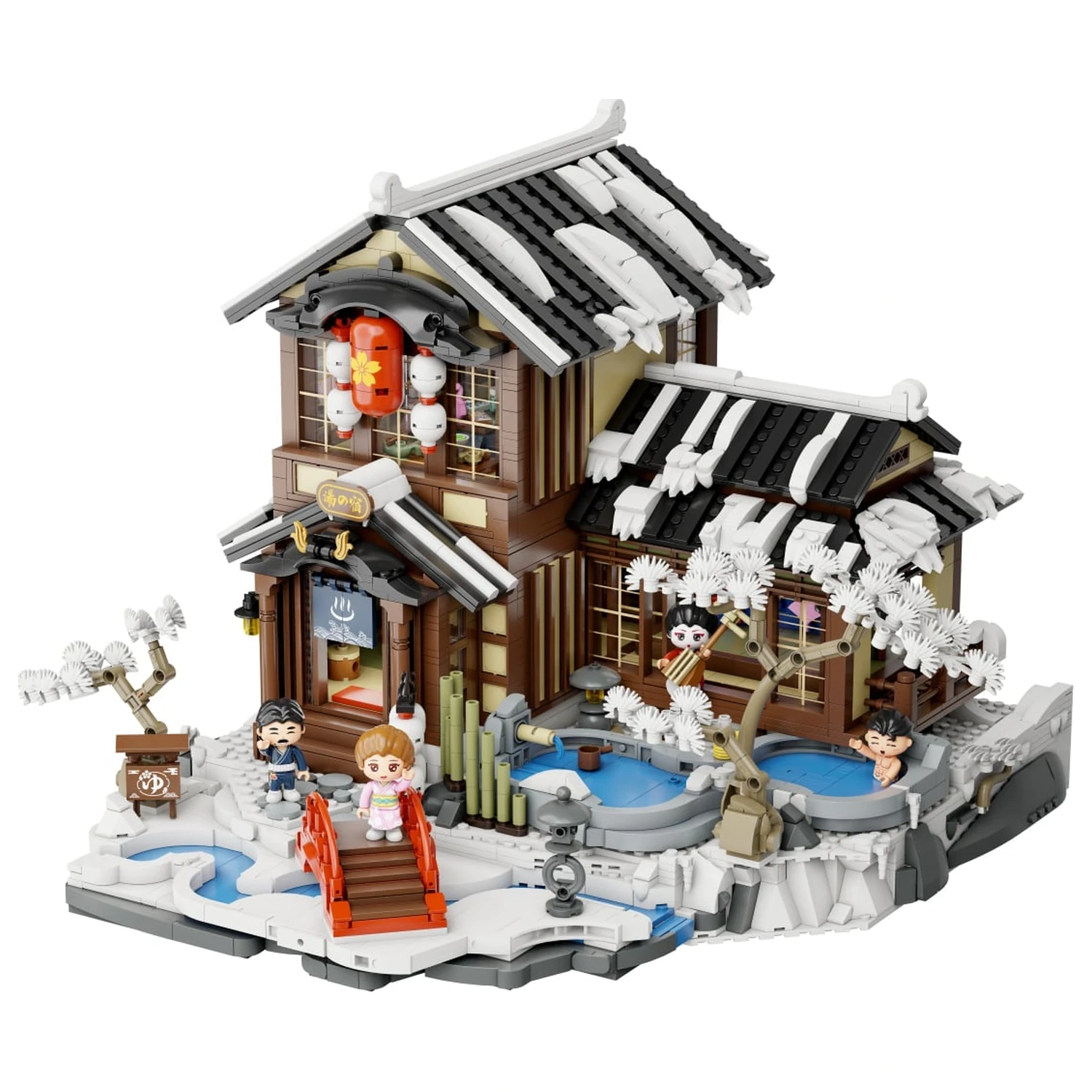 PANTASY Japanese Onsen Building block 2847 pcs product photo