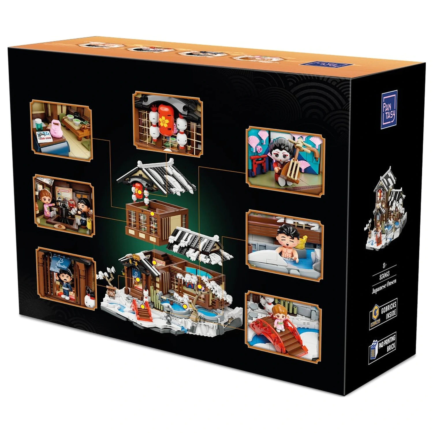 PANTASY Japanese Onsen Building block 2847 pcs product photo
