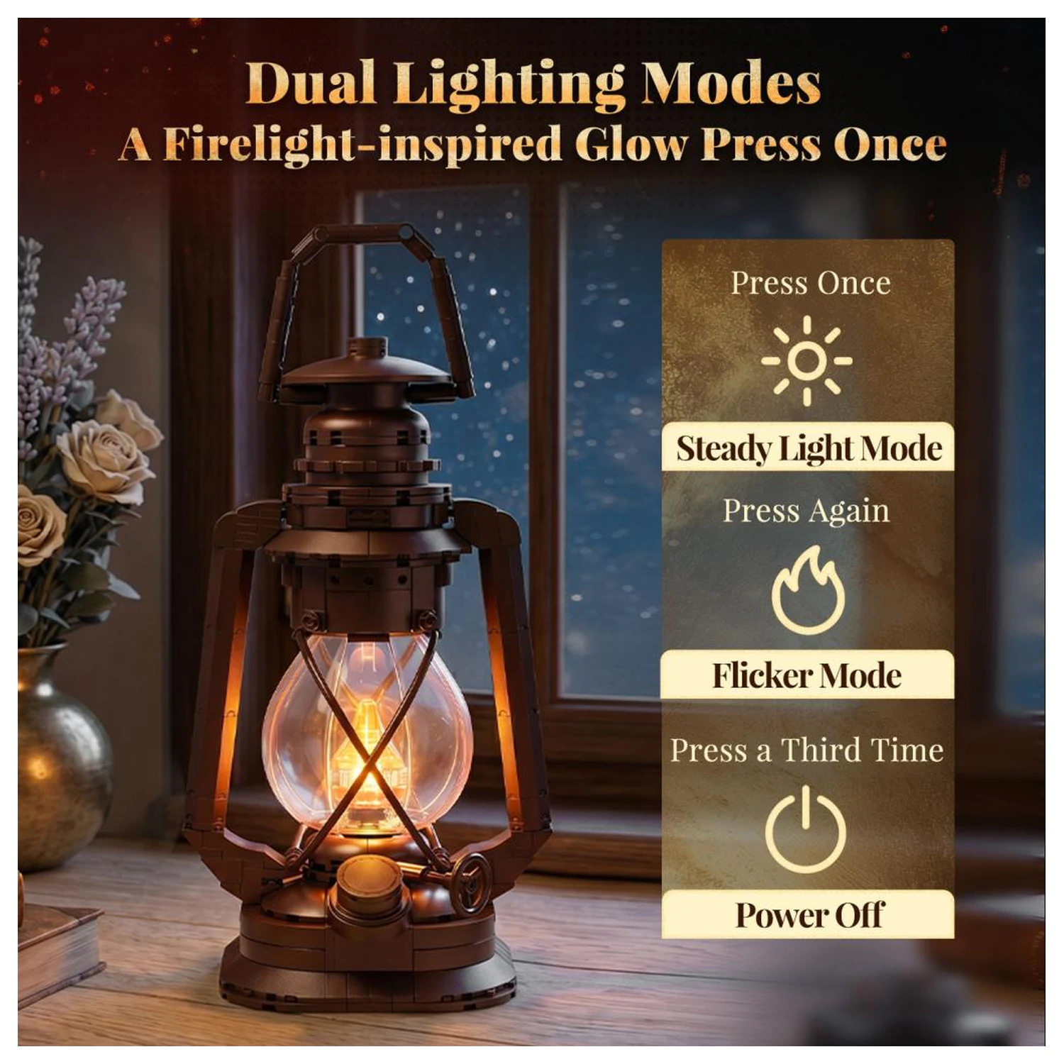 PANTASY Kerosene Lamp Building Block 379 pcs product photo
