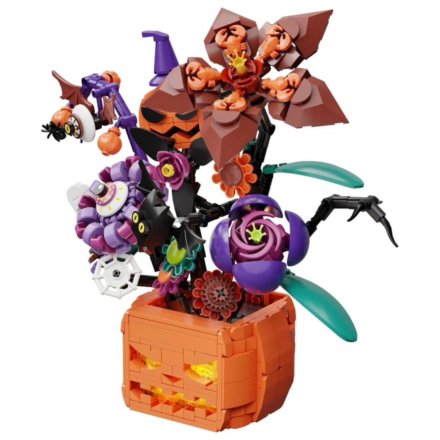 PANTASY Midnight Pumpkin Bouquet Building Block 570 pcs product photo