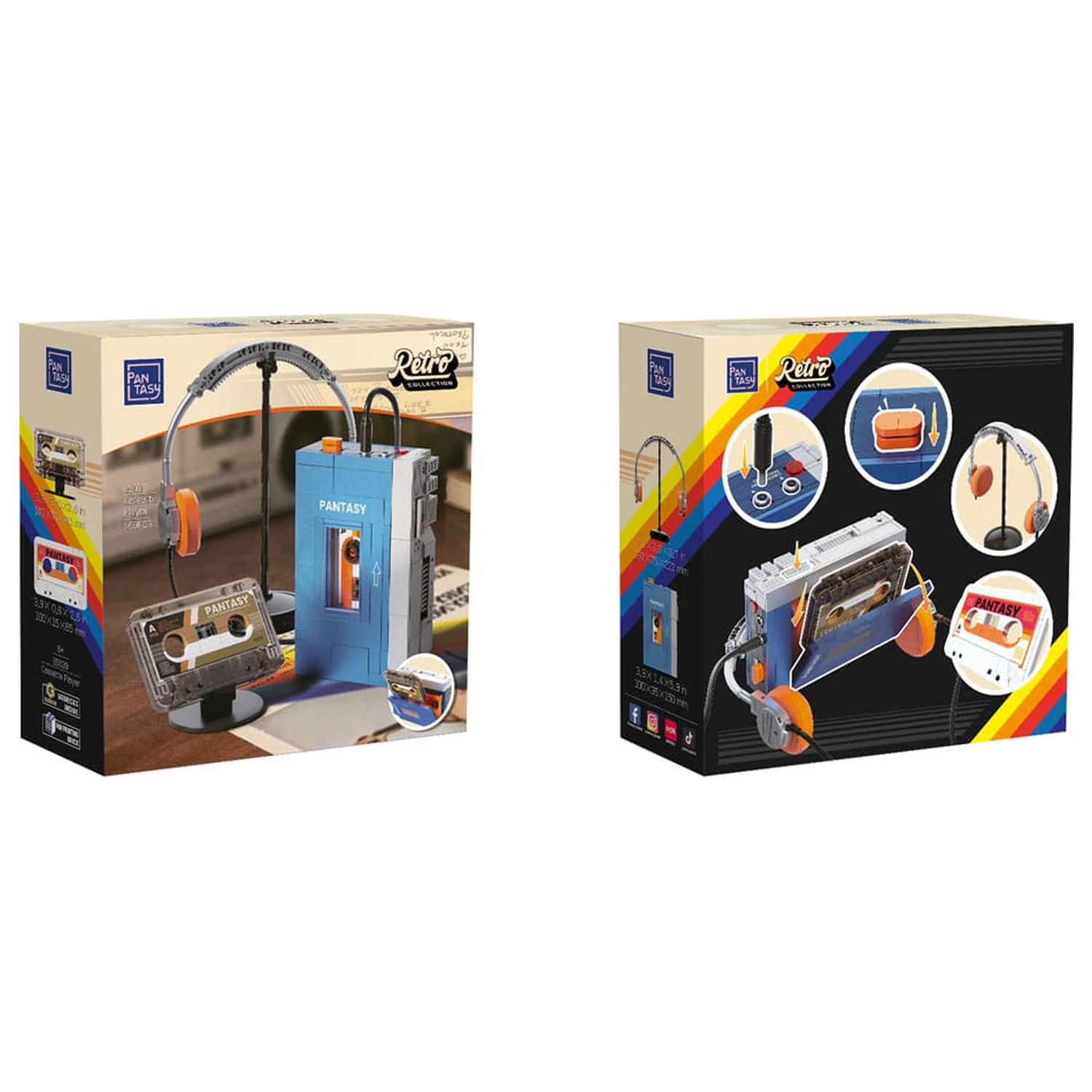 Pantasy Original Construction Set Cassette Player product photo