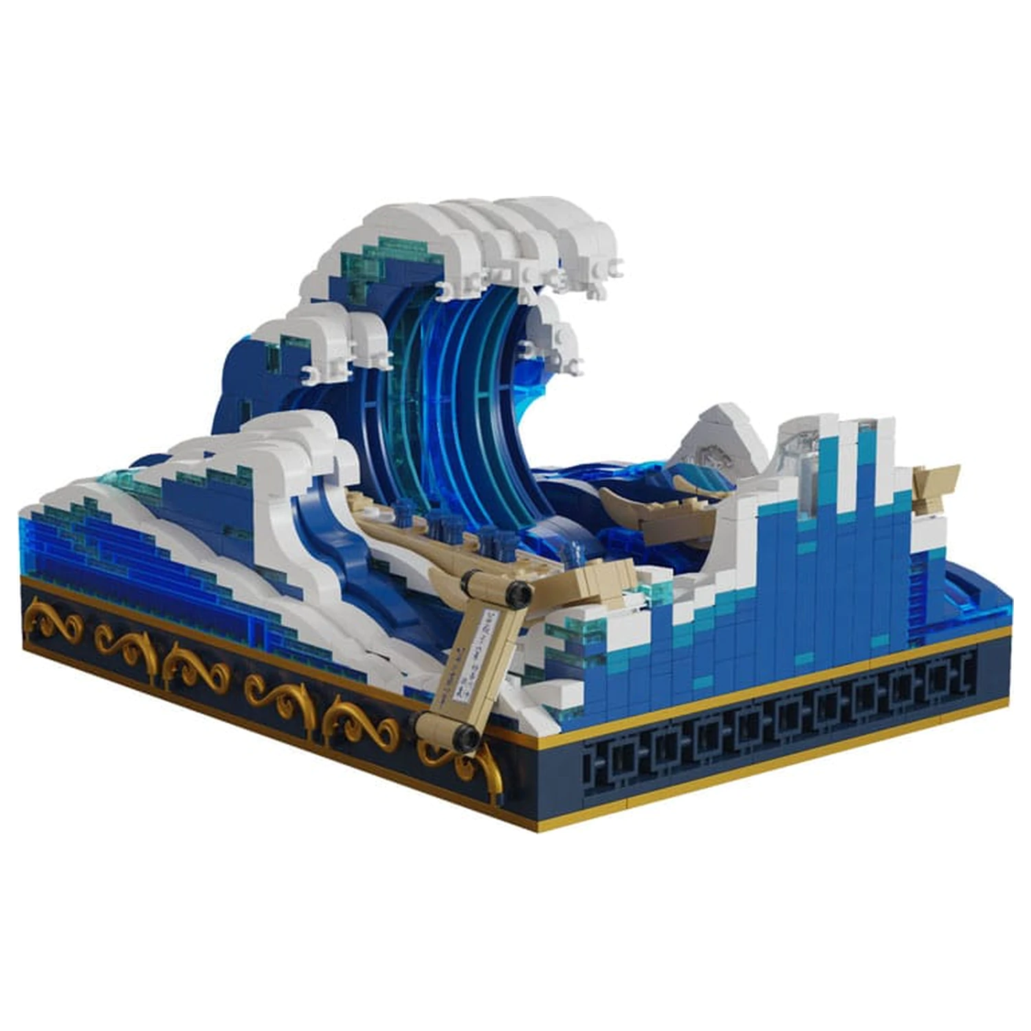 Pantasy Original Construction Set The Great Wave Of Kanagawa product photo