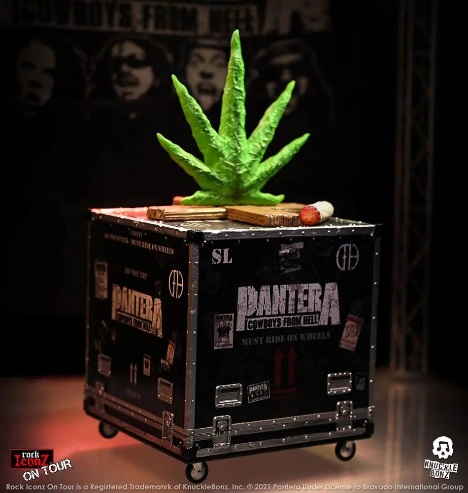 Pantera Rock Ikonz Cowboys From Hell On Tour Road Case Statue + Stage Backdrop product photo