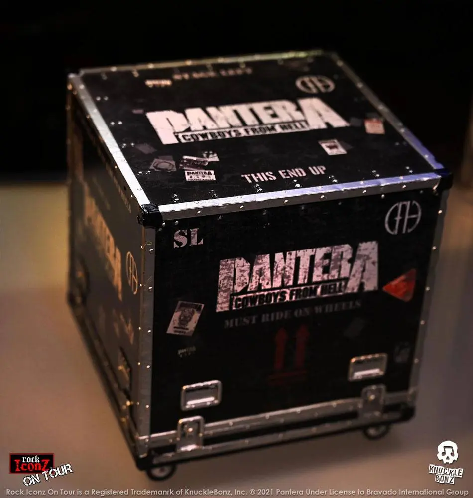 Pantera Rock Ikonz Cowboys From Hell On Tour Road Case Statue + Stage Backdrop product photo