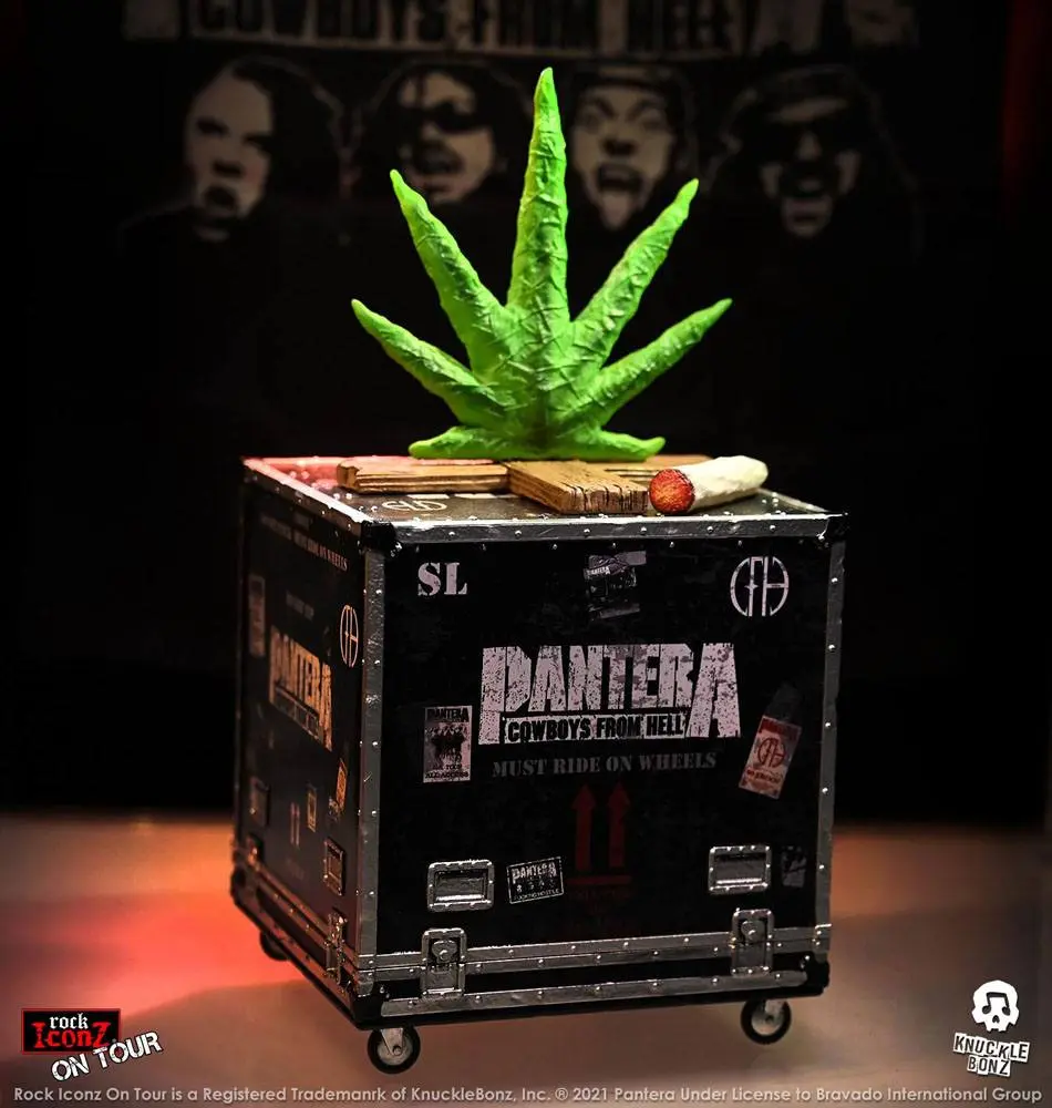 Pantera Rock Ikonz Cowboys From Hell On Tour Road Case Statue + Stage Backdrop product photo