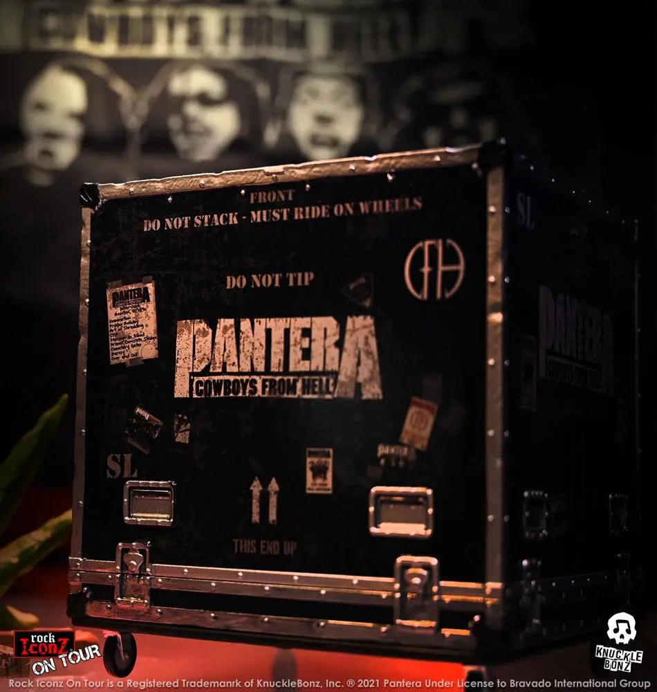 Pantera Rock Ikonz Cowboys From Hell On Tour Road Case Statue + Stage Backdrop product photo