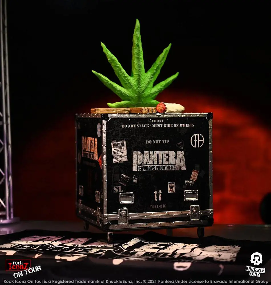 Pantera Rock Ikonz Cowboys From Hell On Tour Road Case Statue + Stage Backdrop product photo