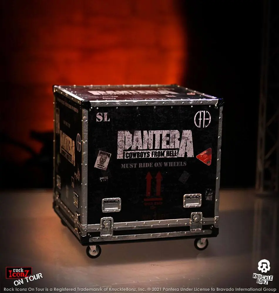 Pantera Rock Ikonz Cowboys From Hell On Tour Road Case Statue + Stage Backdrop product photo