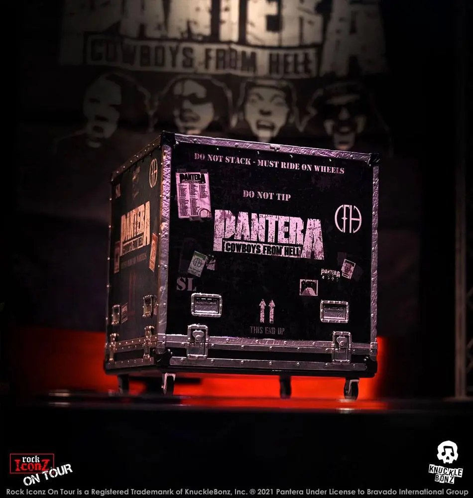 Pantera Rock Ikonz Cowboys From Hell On Tour Road Case Statue + Stage Backdrop product photo