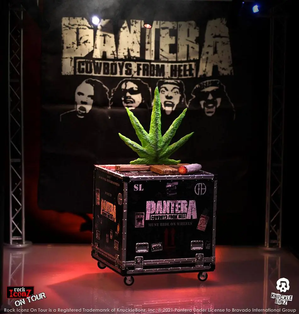 Pantera Rock Ikonz Cowboys From Hell On Tour Road Case Statue + Stage Backdrop product photo
