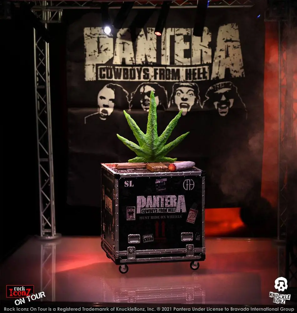 Pantera Rock Ikonz Cowboys From Hell On Tour Road Case Statue + Stage Backdrop product photo