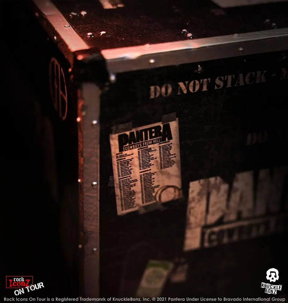 Pantera Rock Ikonz Cowboys From Hell On Tour Road Case Statue + Stage Backdrop product photo