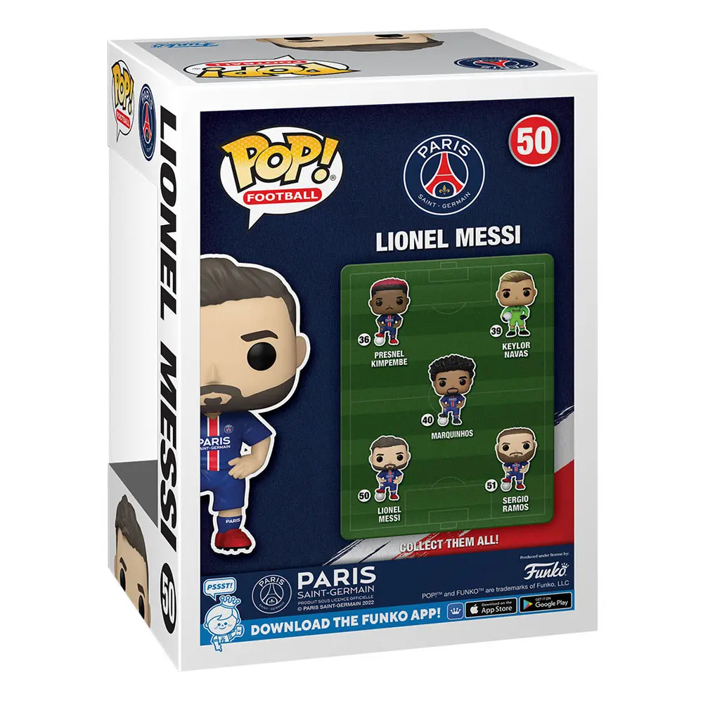 Paris Saint-Germain F.C. POP! Football Vinyl Figure Lionel Messi 9 cm termékfotó