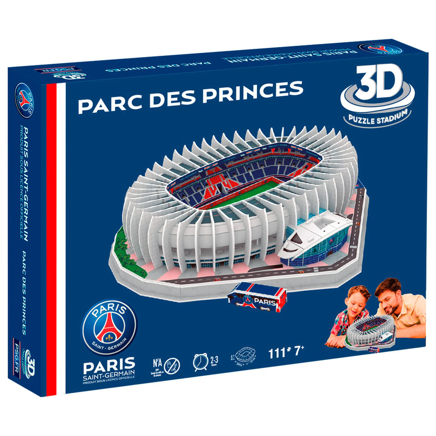 Paris Saint-Germain Princes Park Stadium 3D puzzle 111pcs product photo