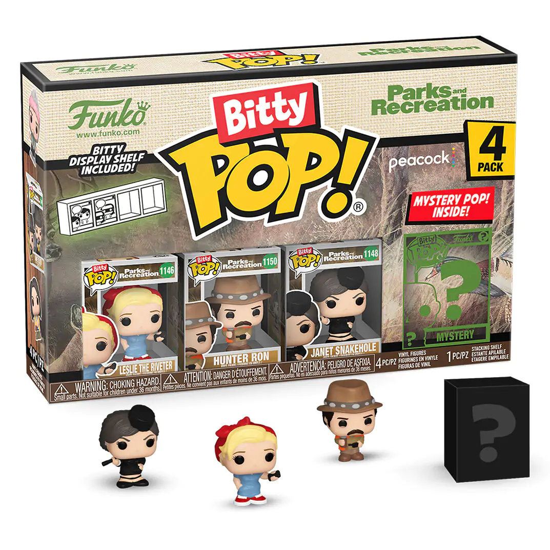 Blister 4 figures Bitty Funko POP Park and Recreation Leslie termékfotó