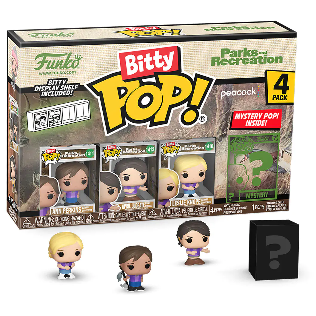 Blister 4 figures Bitty Funko POP Park and Recreation Goddess termékfotó