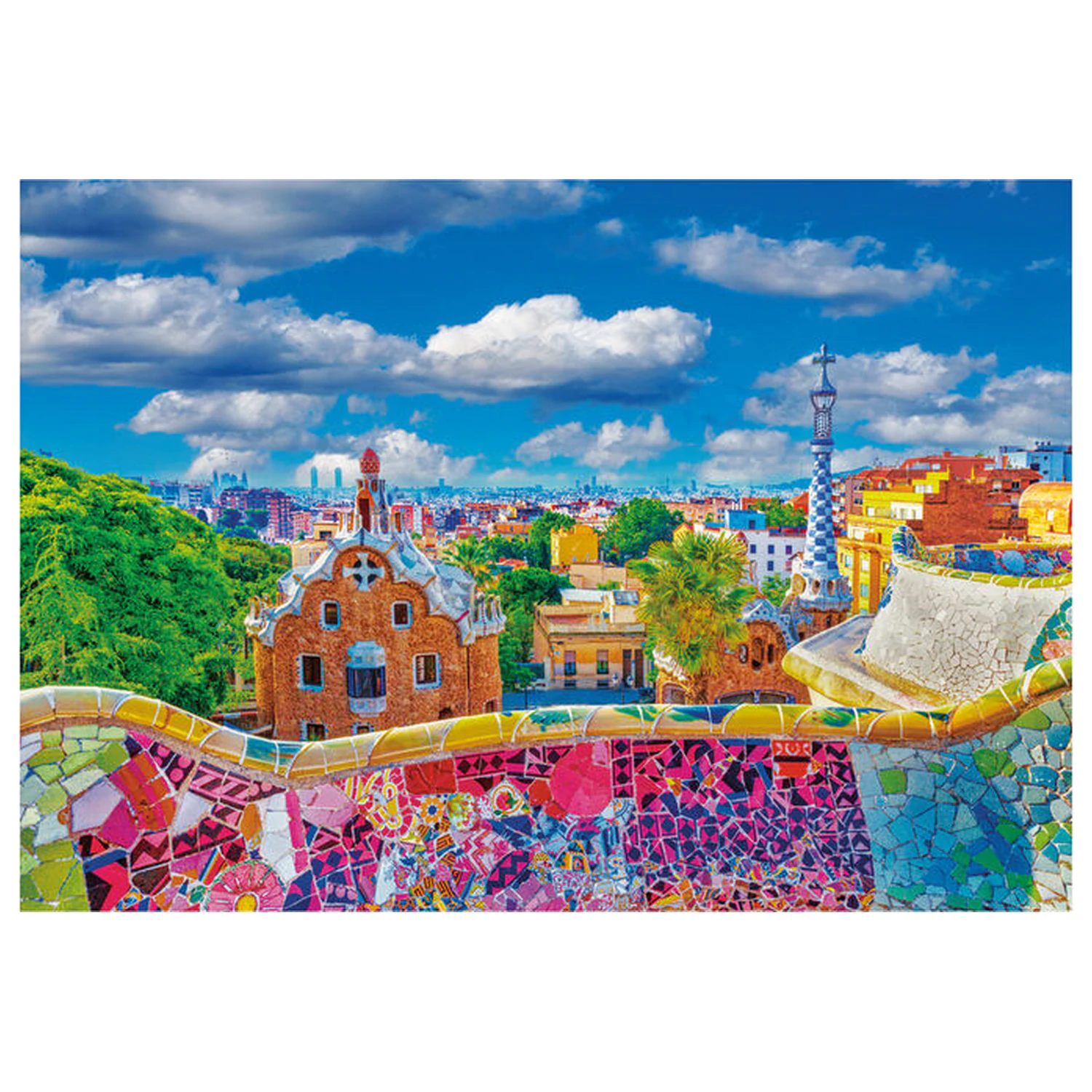 Park Güell Barcelona puzzle 1000pcs product photo