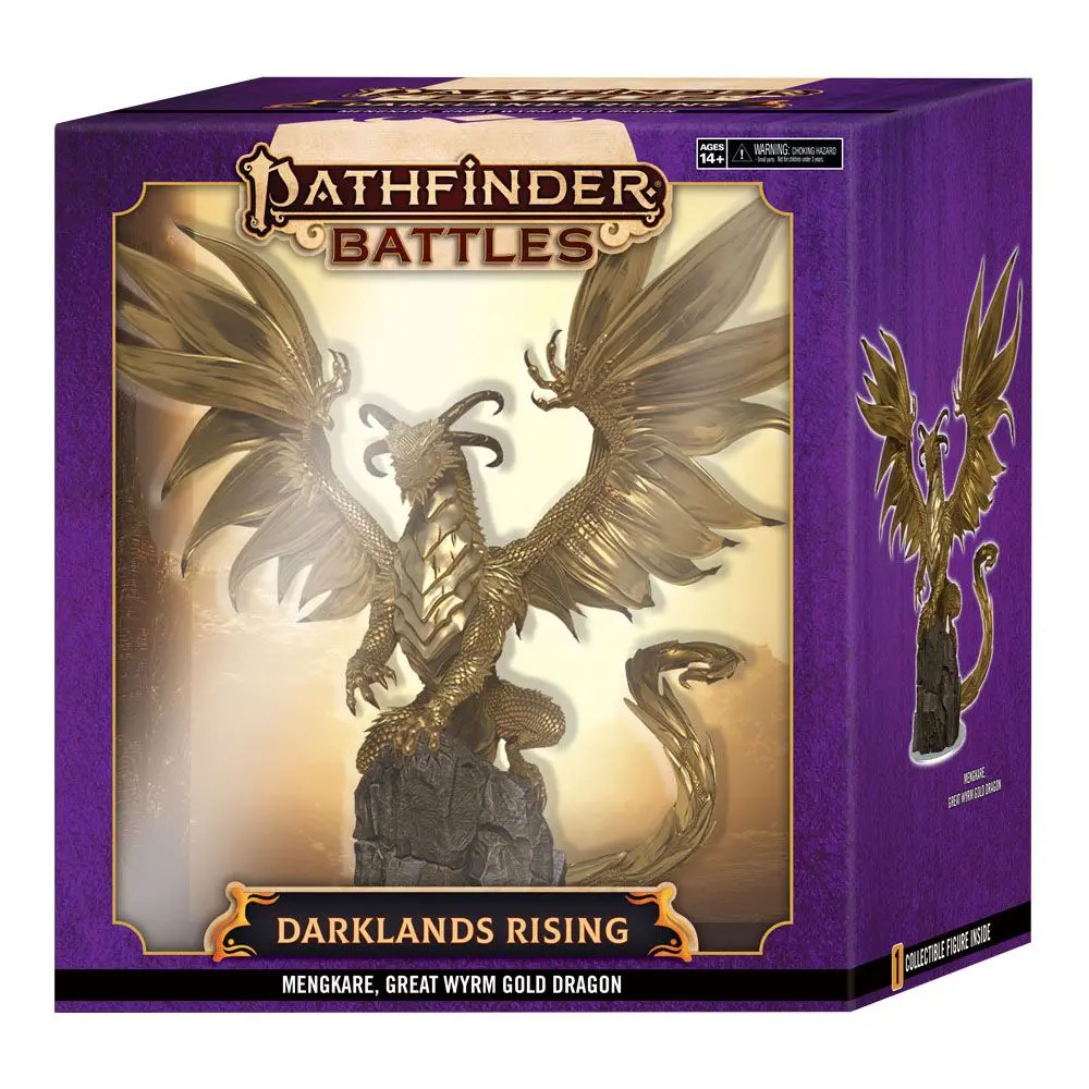 Pathfinder Battles: Darklands Rising - Premium Set: Great Wyrm Mengkare 25 cm product photo