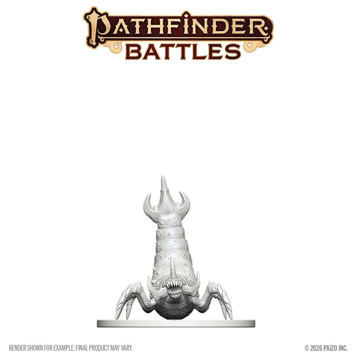 Pathfinder Battles Deep Cuts Unpainted Miniature Ankhrav 13 cm product photo
