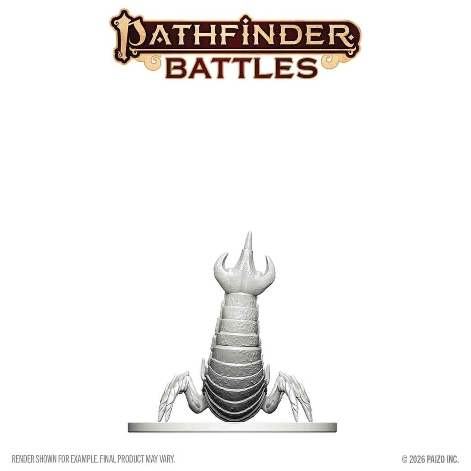 Pathfinder Battles Deep Cuts Unpainted Miniature Ankhrav 13 cm product photo