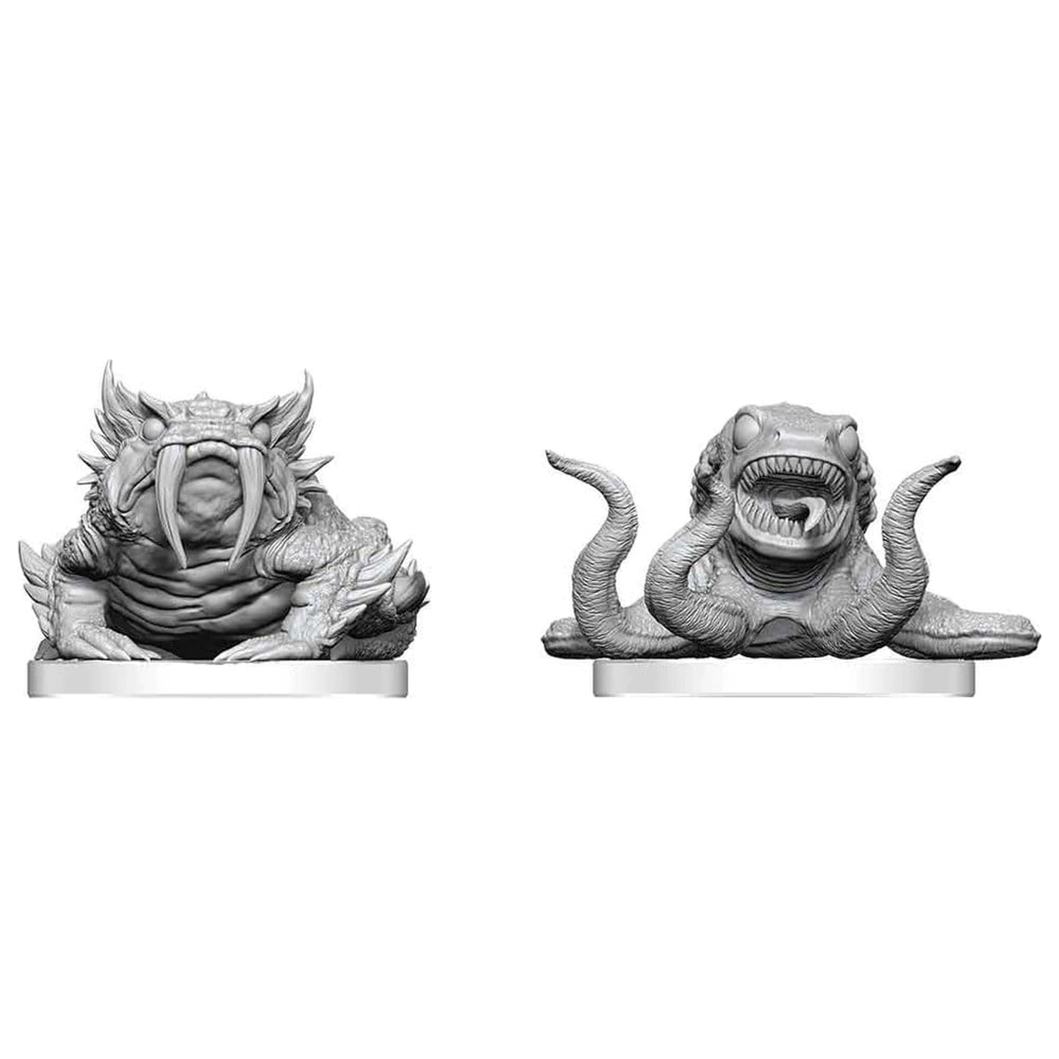 Pathfinder Battles Deep Cuts Unpainted Miniature Bogwid & Slurk 13 cm product photo