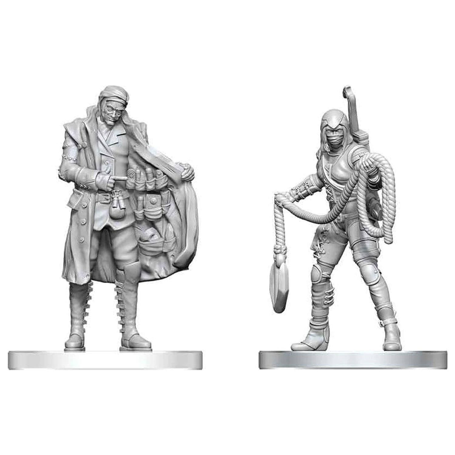 Pathfinder Battles Deep Cuts Unpainted Miniature Burglar & Fence 14 cm product photo