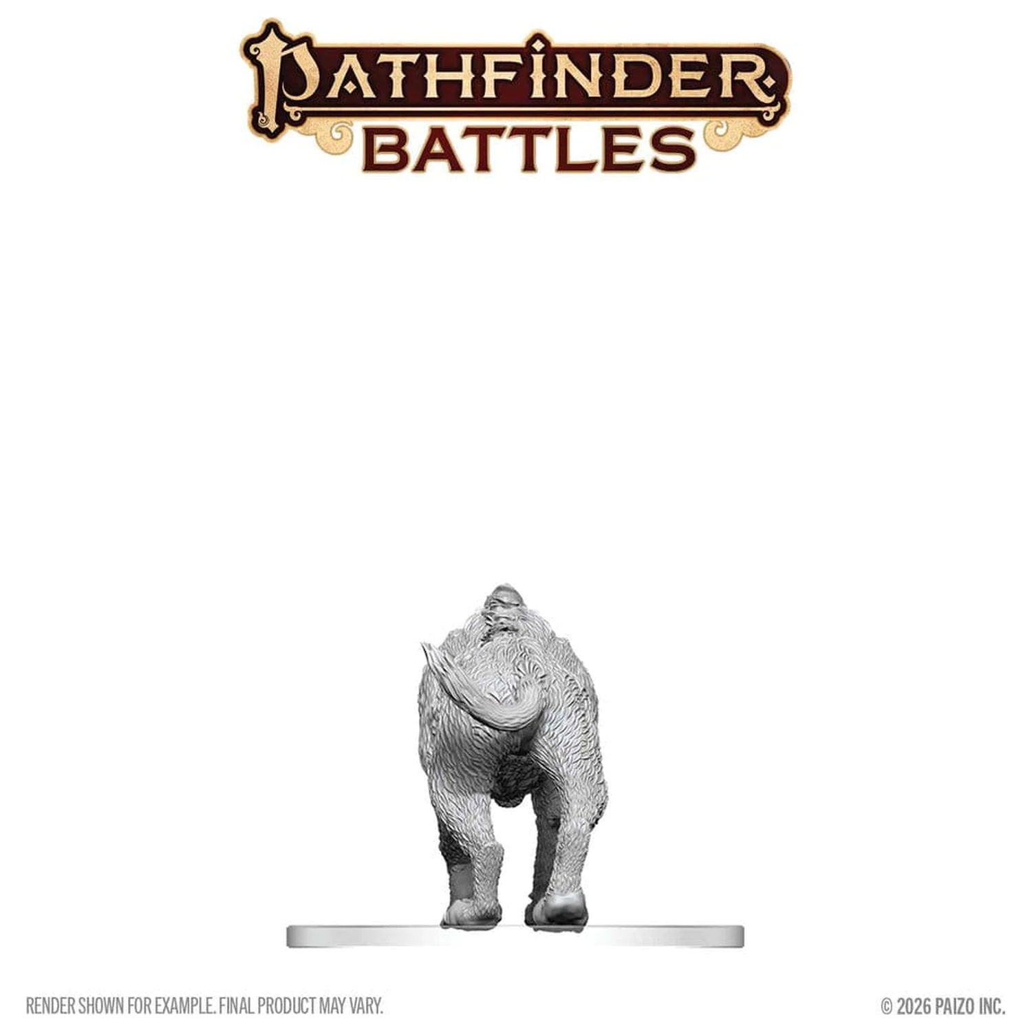 Pathfinder Battles Deep Cuts Unpainted Miniature Hyaenodon 13 cm product photo