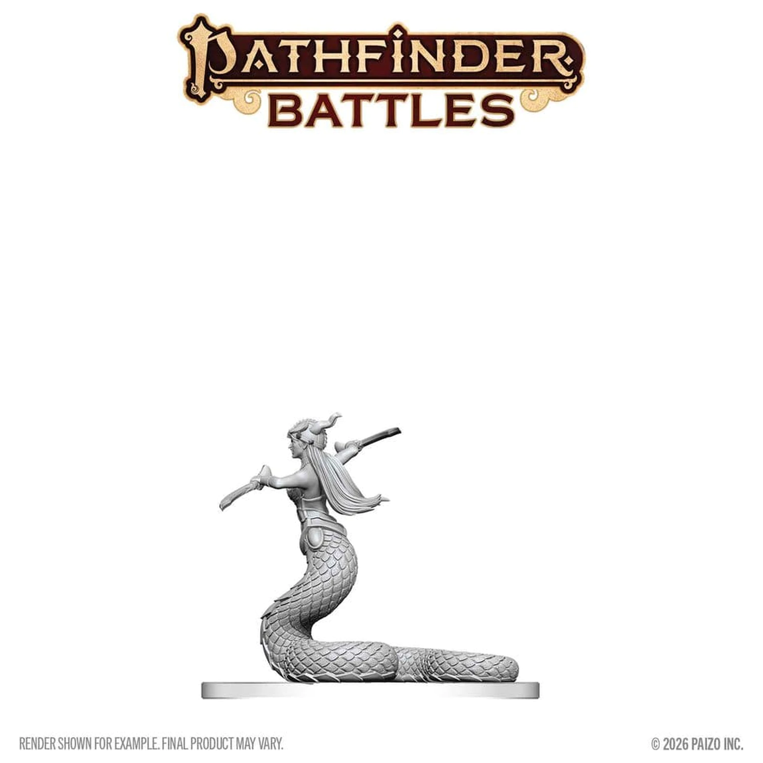Pathfinder Battles Deep Cuts Unpainted Miniature Lamia Matriarch 13 cm product photo