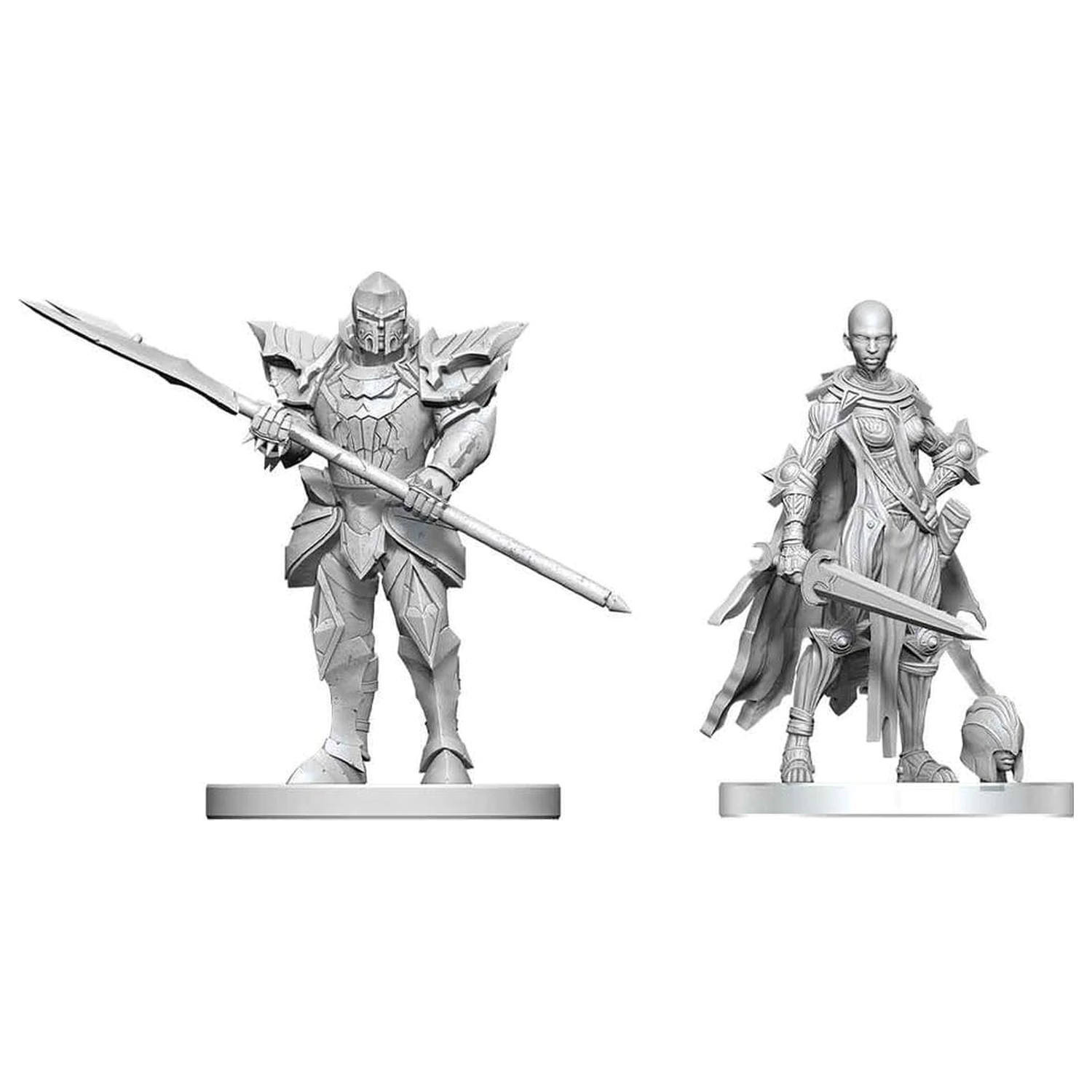 Pathfinder Battles Deep Cuts Unpainted Miniature Nail & Rack Hellknights 14 cm product photo