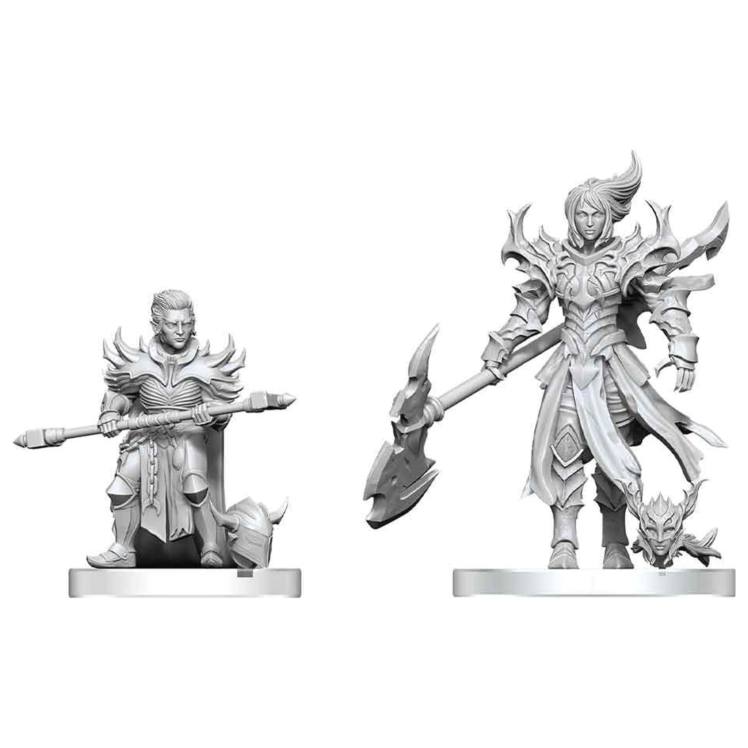 Pathfinder Battles Deep Cuts Unpainted Miniature Pyre & Godclaw Hellknights 14 cm product photo