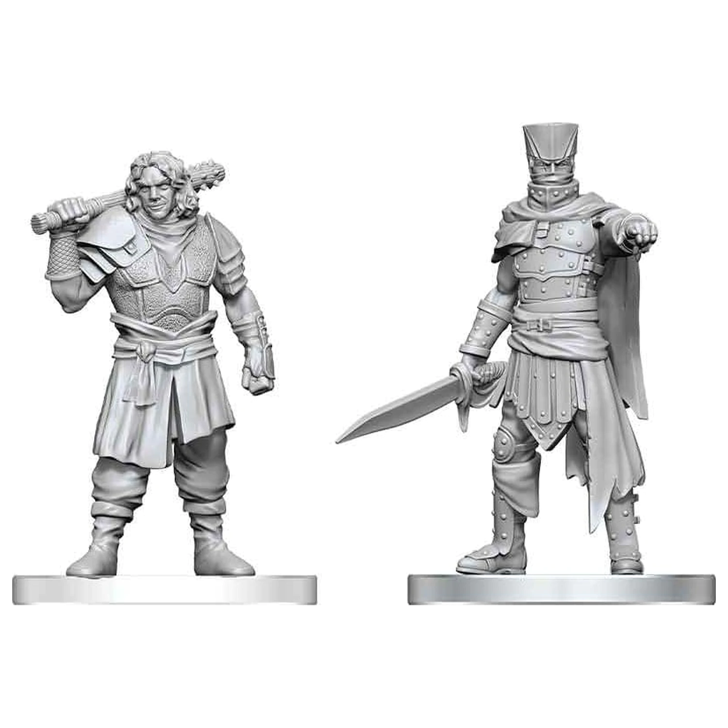 Pathfinder Battles Deep Cuts Unpainted Miniature Ruffian & Gang Leader 14 cm product photo