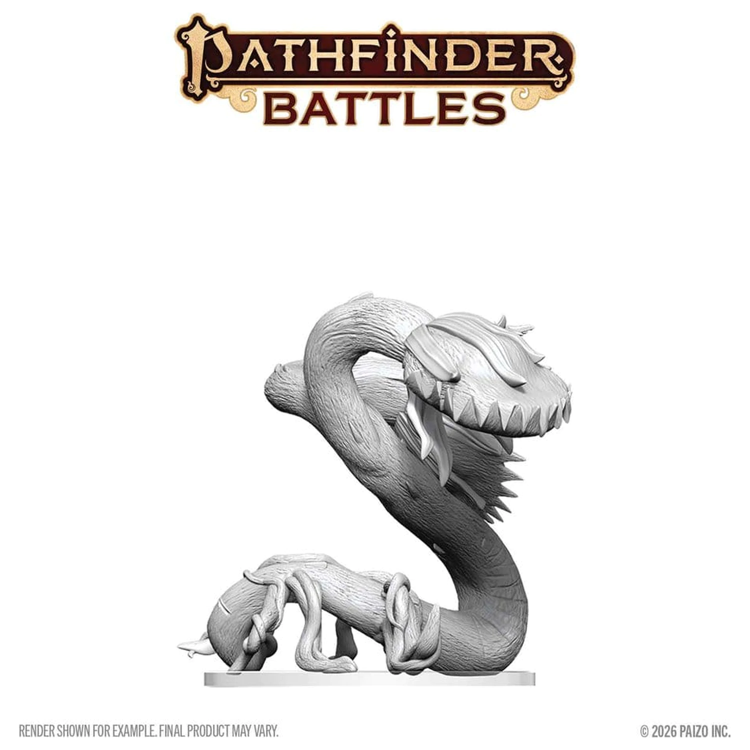 Pathfinder Battles Deep Cuts Unpainted Miniature Snapping Flytrap 15 cm product photo