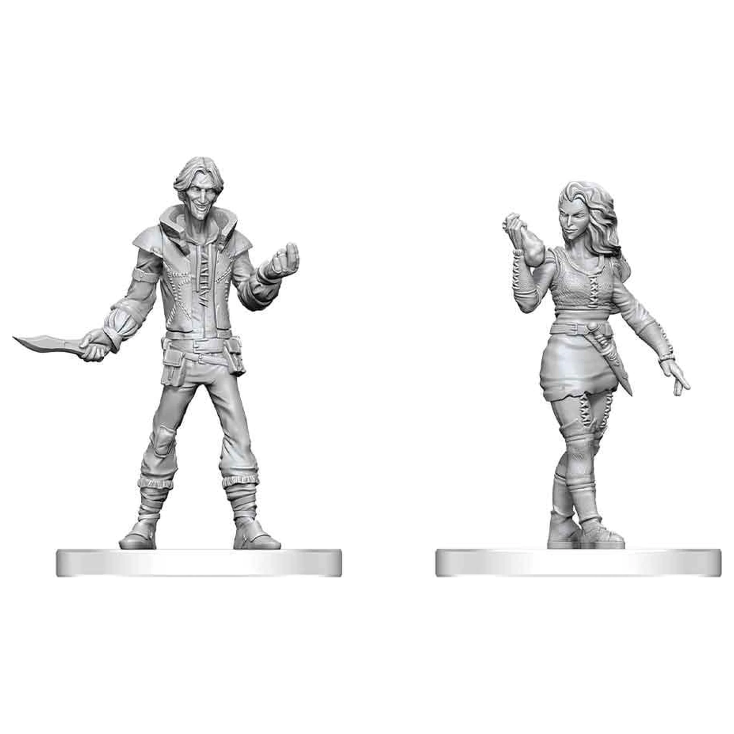 Pathfinder Battles Deep Cuts Unpainted Miniature Thief & Pickpocket 14 cm product photo